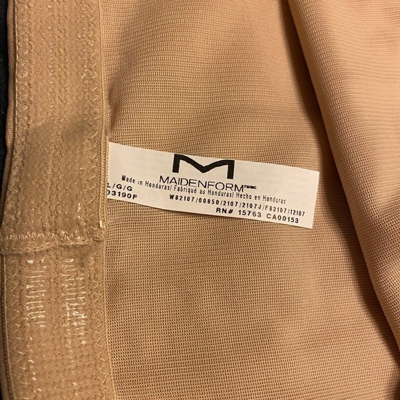 Maidenform high waisted nude color shapewear large - Picture 5 of 5